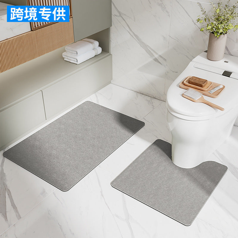 Soft Absorbent Bathroom Mat Set
