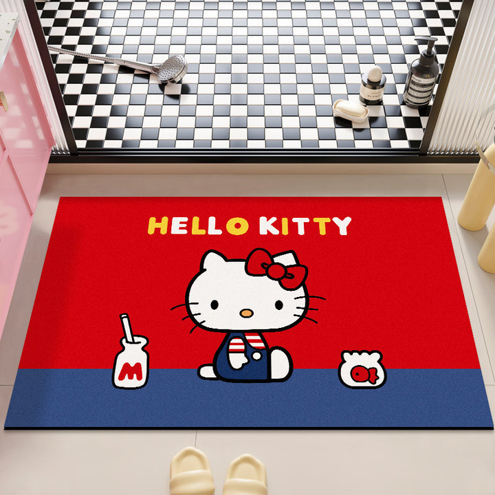 Hello Kitty Plush Bath Mat for Bathrooms