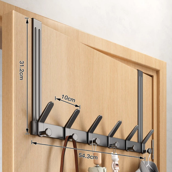 Over-Door Multi-Hook Organizer