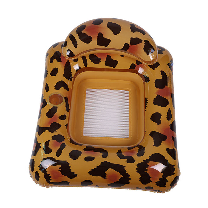 Women's Inflatable Luxury Swimming Island with Sun Protection Kalsten