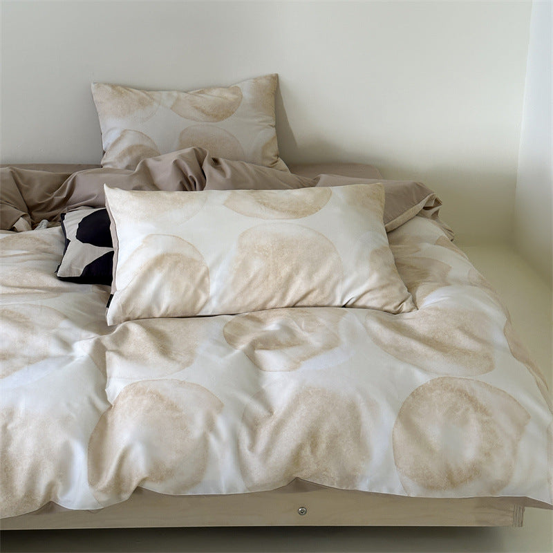 Dotted bedding set made of cotton satin with an extra soft touch