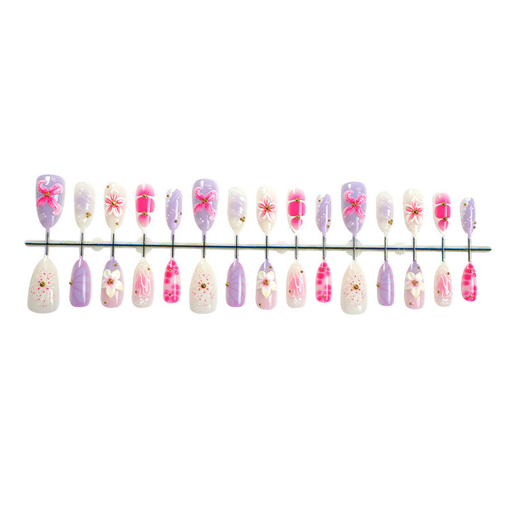 Artistic Floral Press-On Nail Collection kalsten