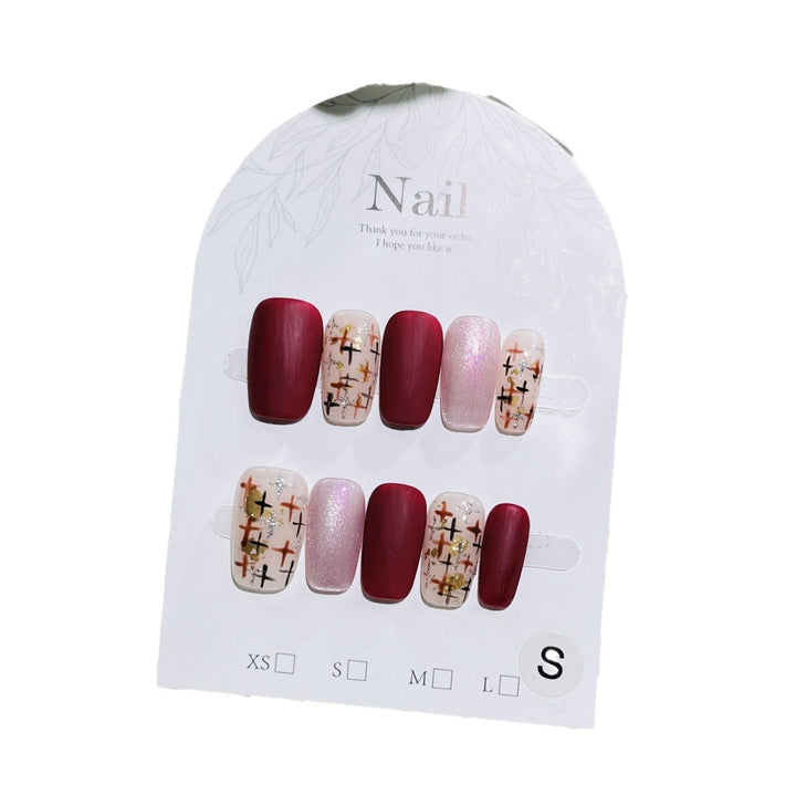 Premium Artistic Press-On Nail Set