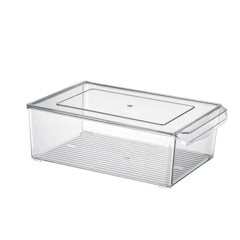 Teig fermentation box with airtight lid and ridged bottom