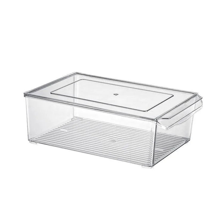 Teig fermentation box with airtight lid and ridged bottom