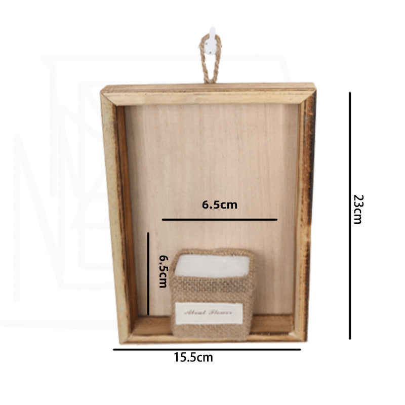 Rustic Wooden Photo Frame