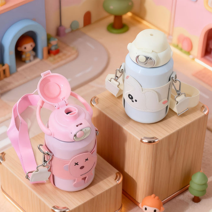 Ladies Insulated Water Bottle with Cute Bunny Design Kalsten