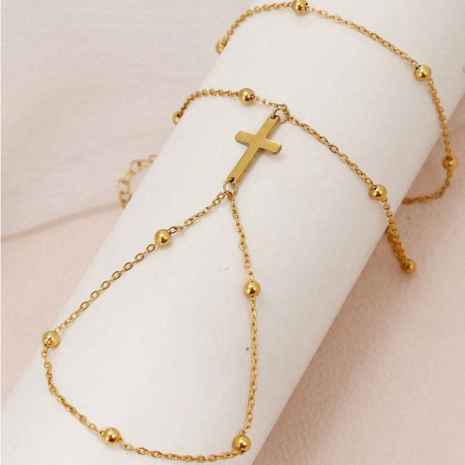 Elegant Cross Bracelet by Kalsten