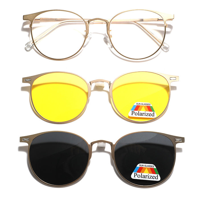 Women's fashionable sunglasses with interchangeable lenses and polarized technology Kalsten