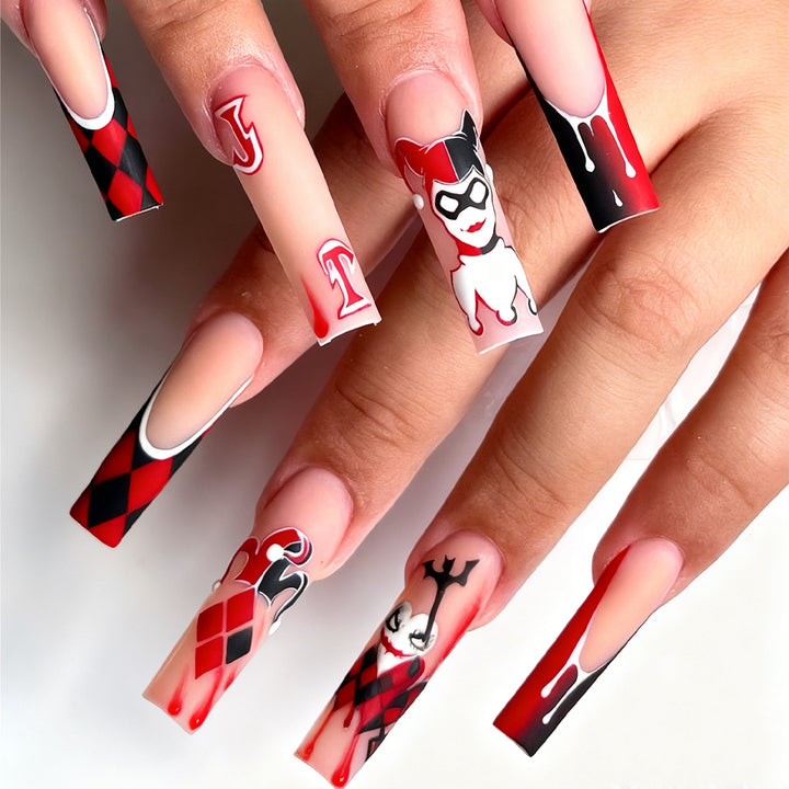 Artistic Themed Press-On Nails Kalsten