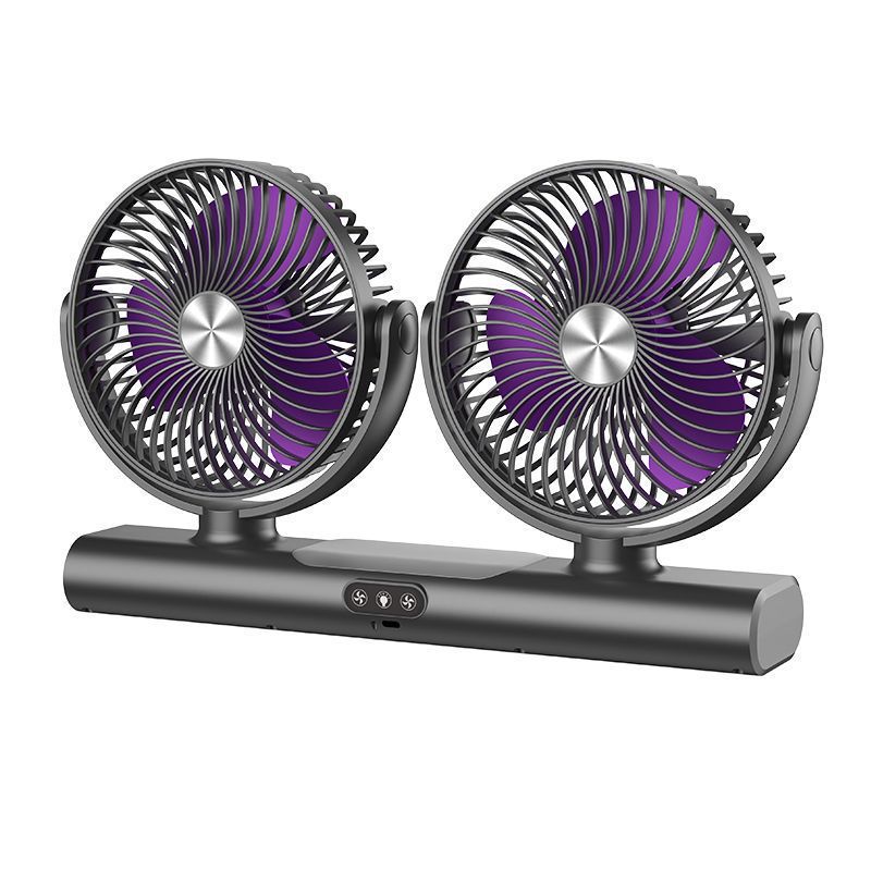 Dual-Head Rechargeable Desktop Fan Kalsten