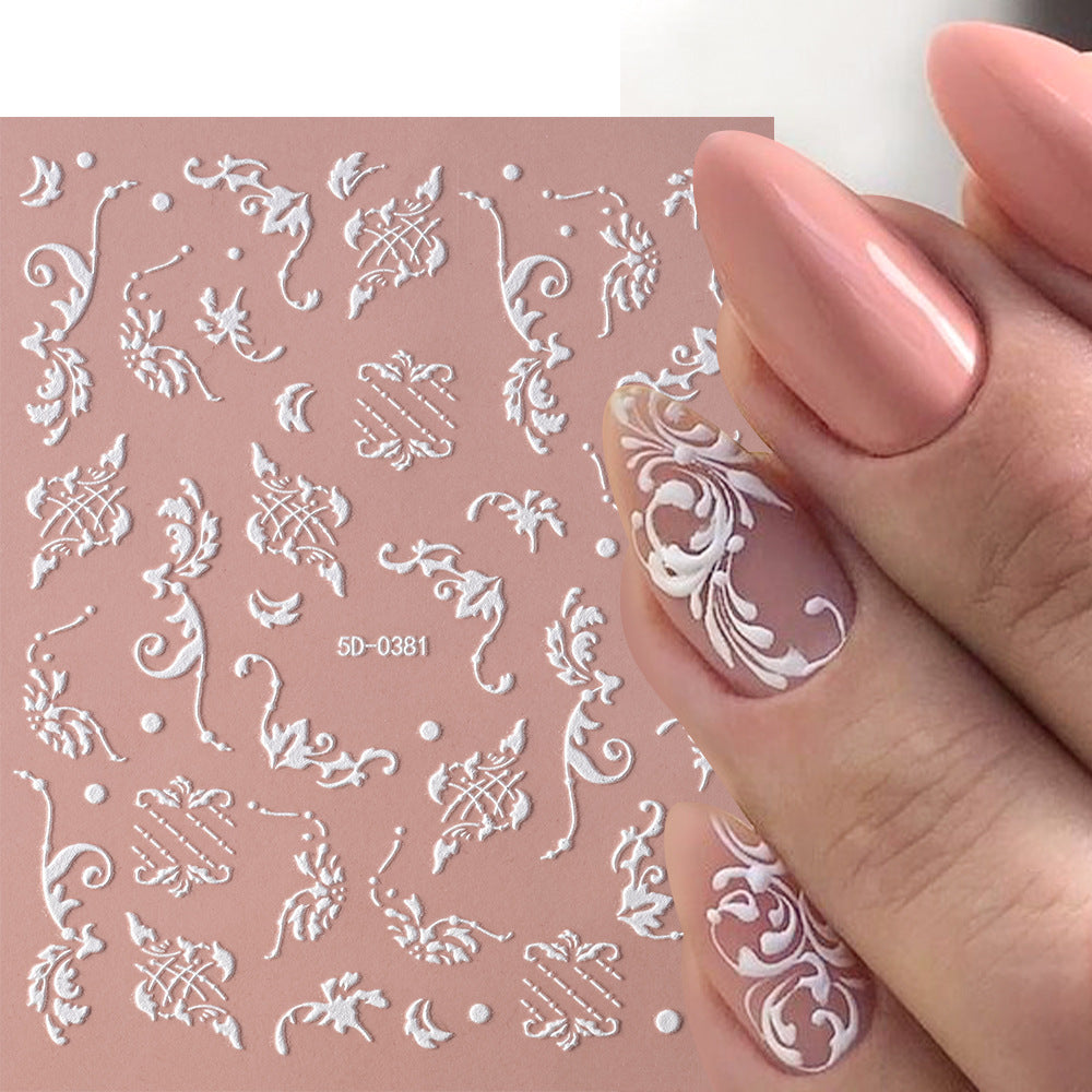 Elegant Nail Art Stamping Plate