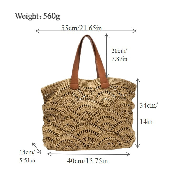 Generous Macrame Beach Bag Kalsten