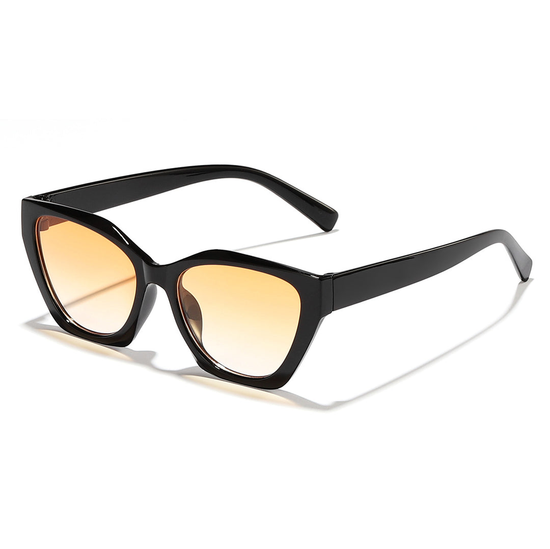 Women's geometric sunglasses with modern, hypoallergenic plastic frame Kalsten