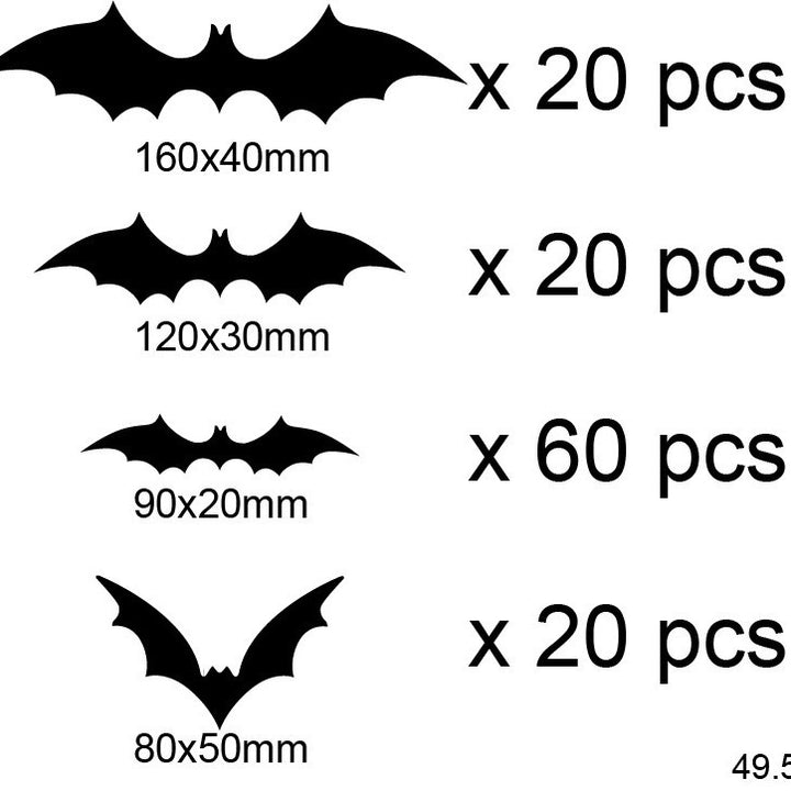 Decorative Bat Wall Art Set Kalsten