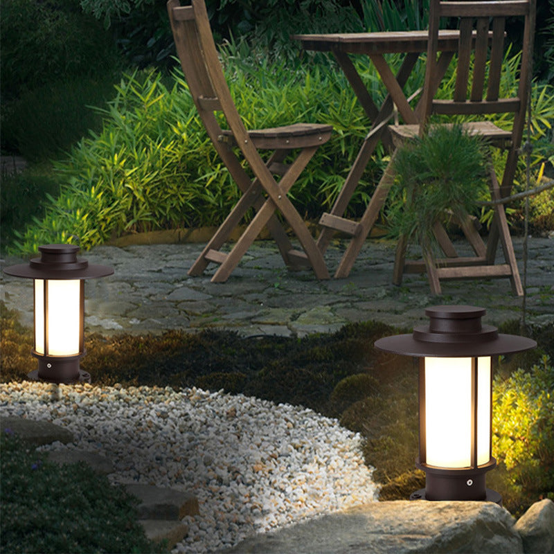 Elegant Outdoor Solar Table Lantern