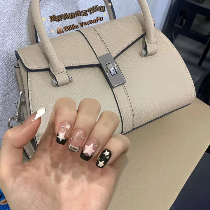 Artistic Star-Design Press-On Nail Set Kalsten