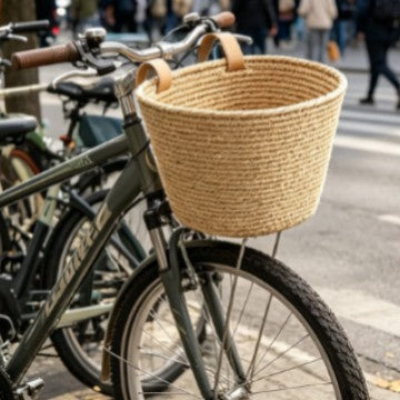 Braided Bicycle Storage Basket Kalsten