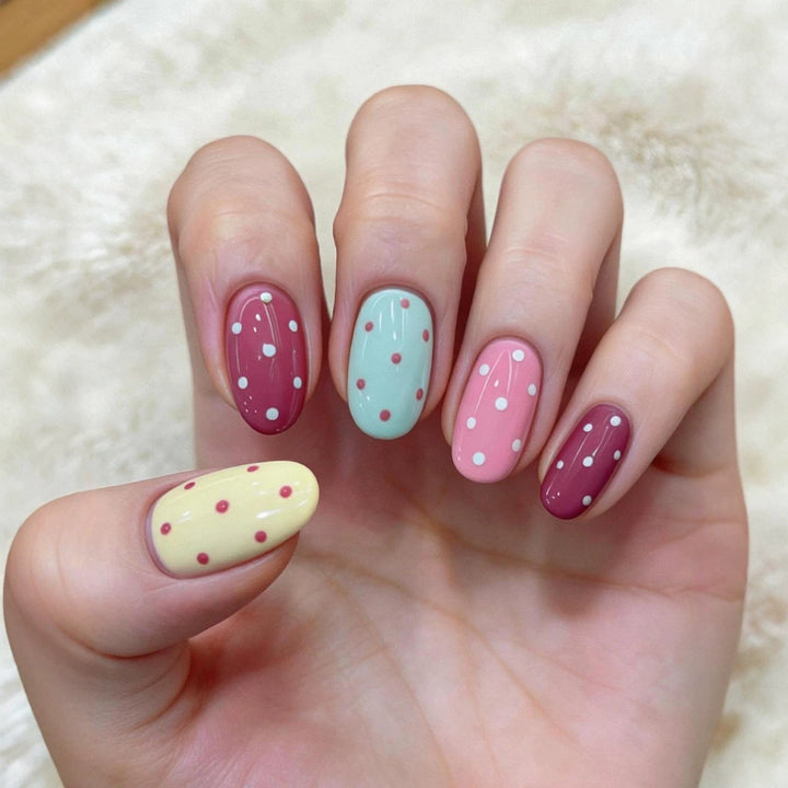 Decorative Polka Dot Nail Art Set