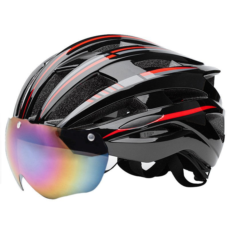 Road bike helmet with visor-friendly design and excellent ventilation Kalsten
