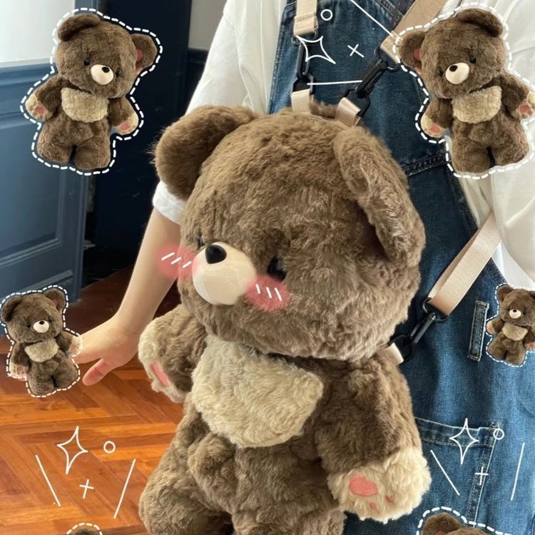 Plush Bear Backpack with Child-Friendly Design Kalsten