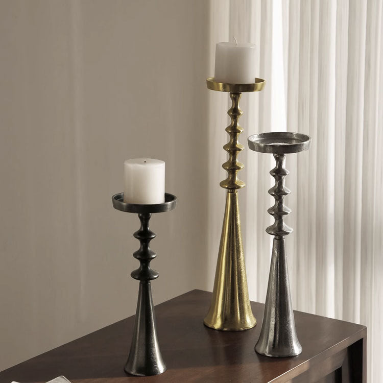 Sophisticated Metal Candle Holder