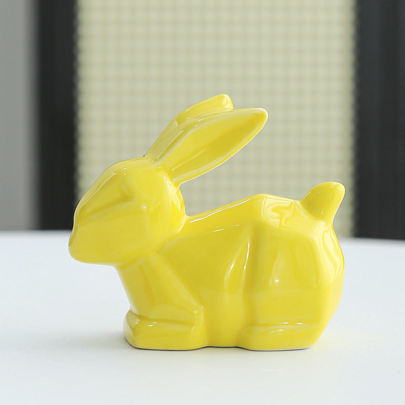 Decorative Ceramic Bunny Sculpture Kalsten