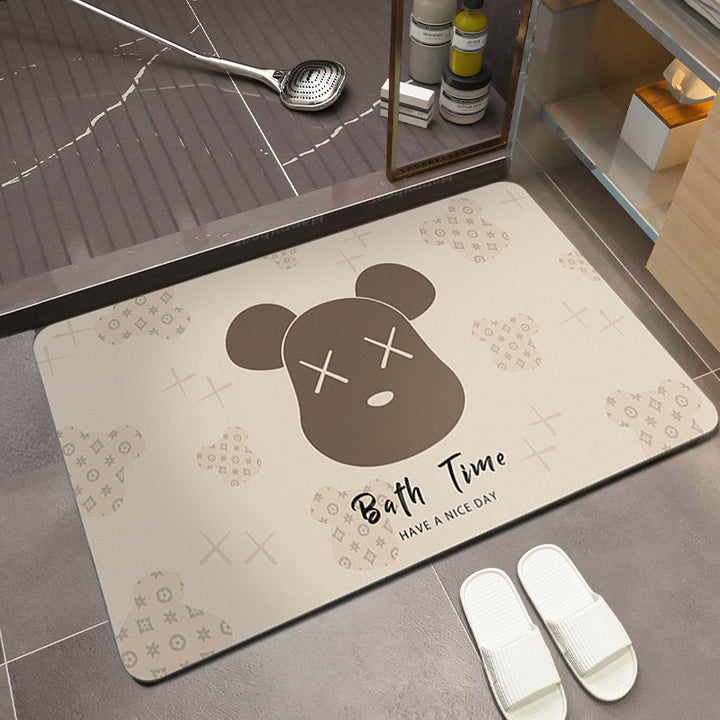 Cartoon-Themed Absorbent Bath Mat Kalsten