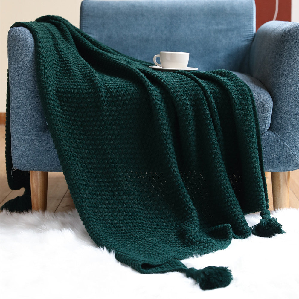 Plush Woven Decorative Throw Blanket Kalsten