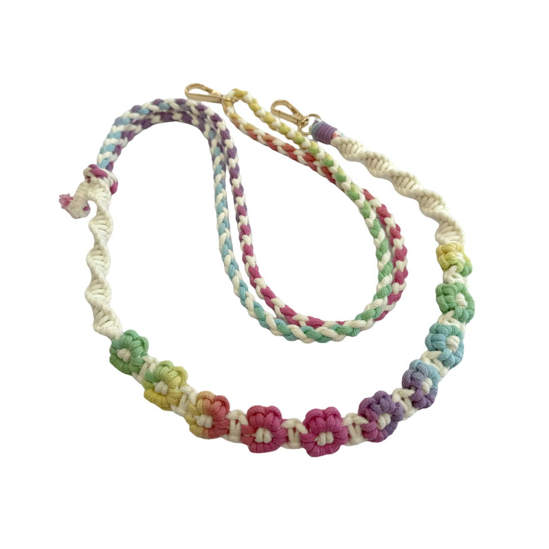 Handcrafted Floral Macrame Keychain Kalsten