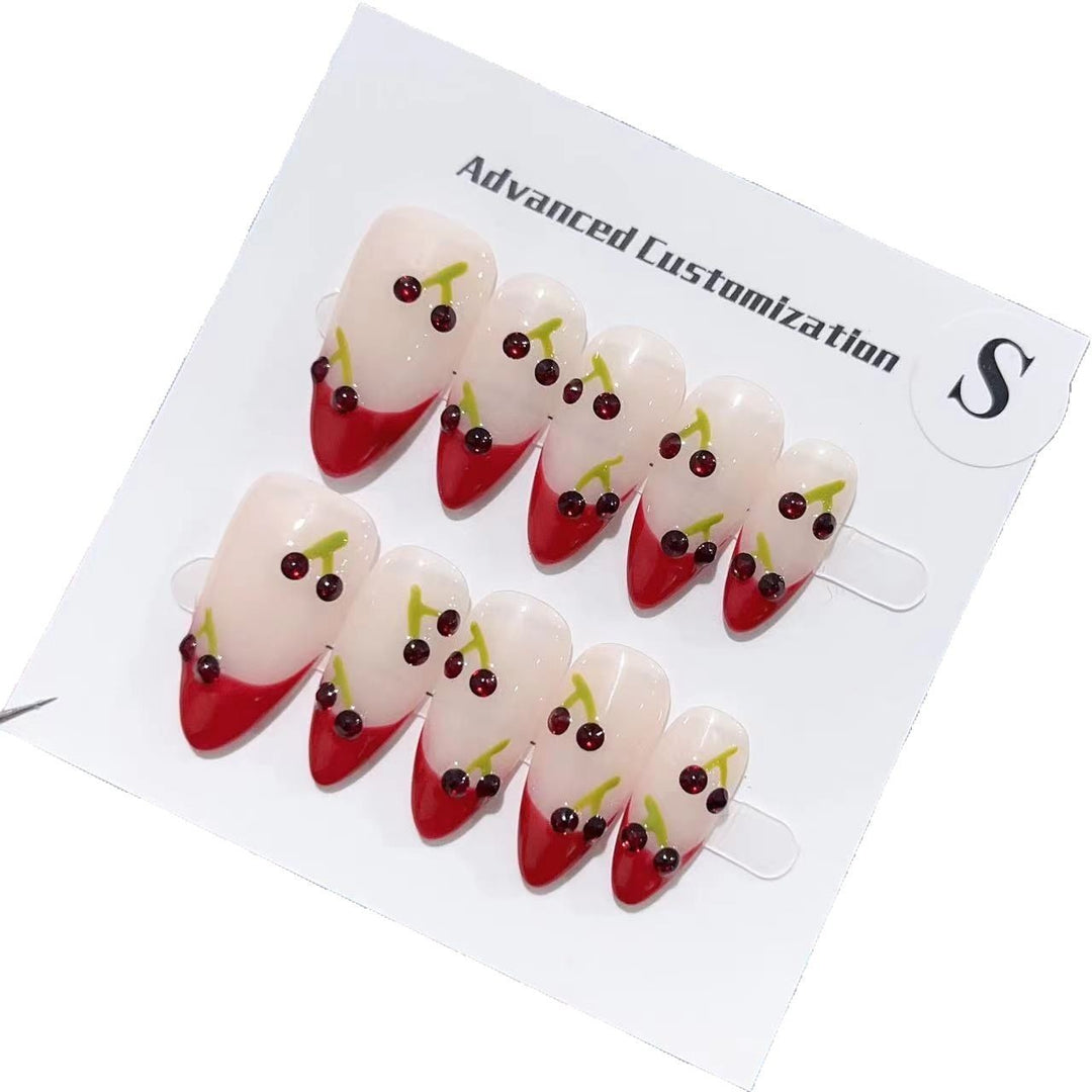 Cherry Blossom Themed Press-On Nail Set