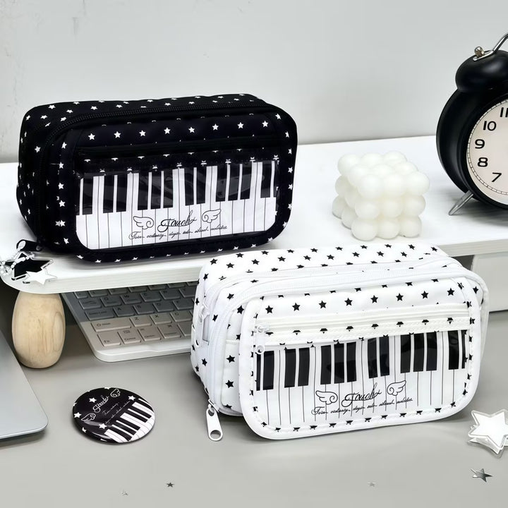 Musical Keyboard-Themed Pencil Organizer
