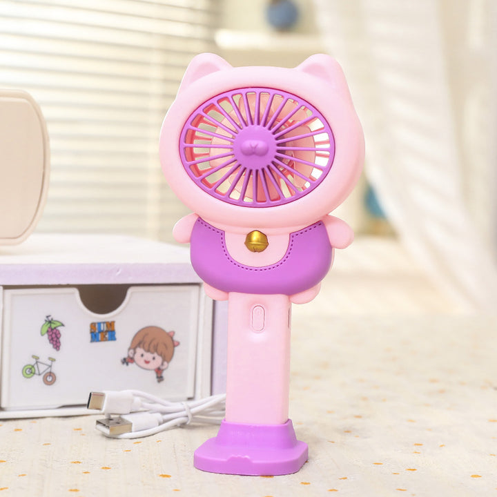 Women's Portable Hand Fan in Creative Cat Design Kalsten
