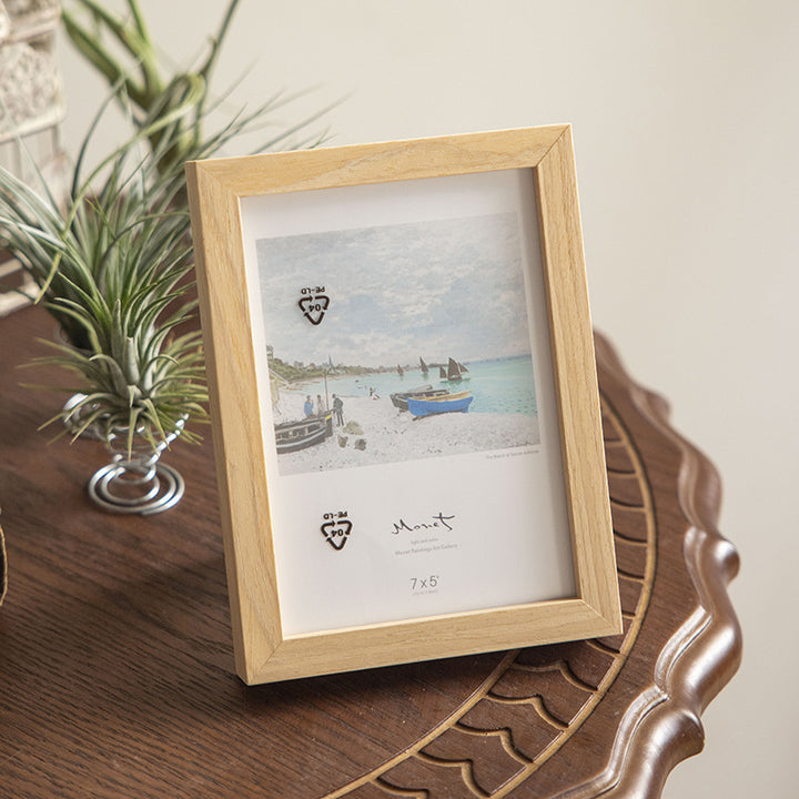 Elegant Wooden Photo Frame for Tabletop Display