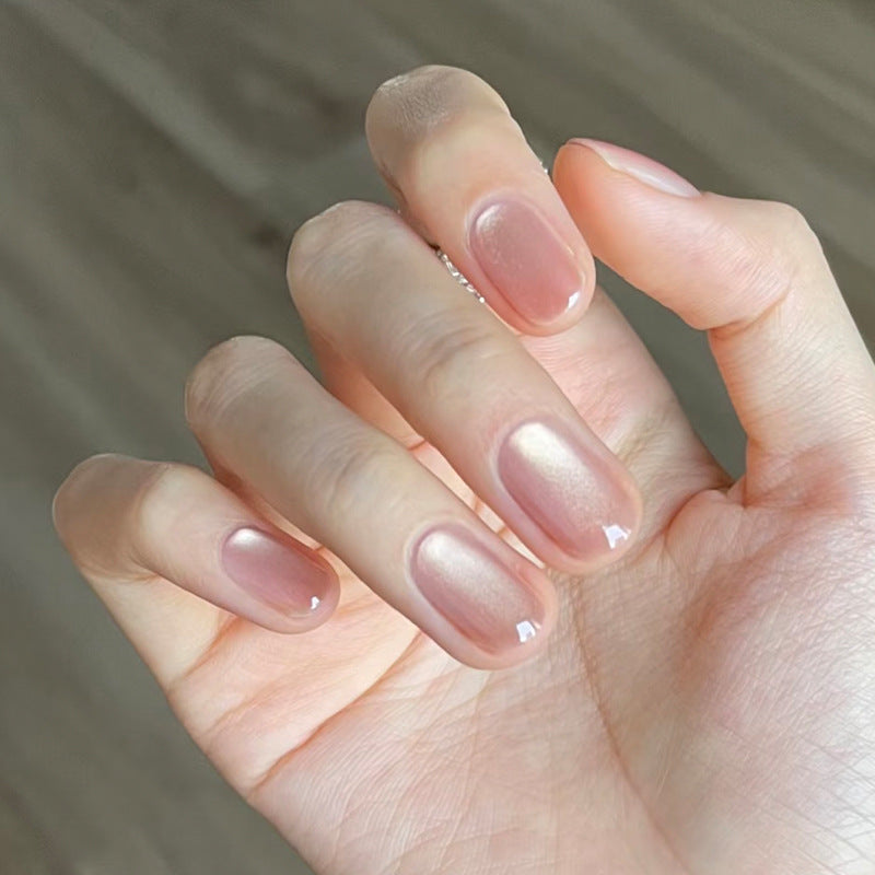 Natural Finish Press-On Nail Art Kalsten