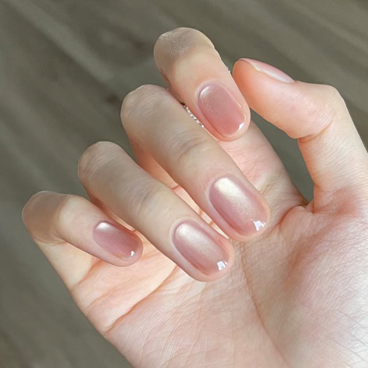 Natural Finish Press-On Nail Art Kalsten