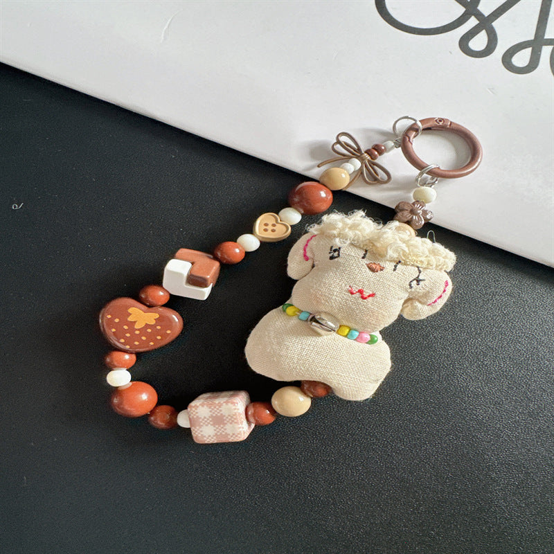 Whimsical Plush Charm Keychain Kalsten