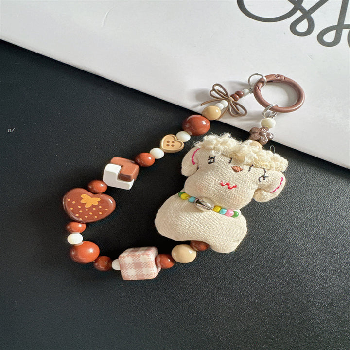 Whimsical Plush Charm Keychain Kalsten