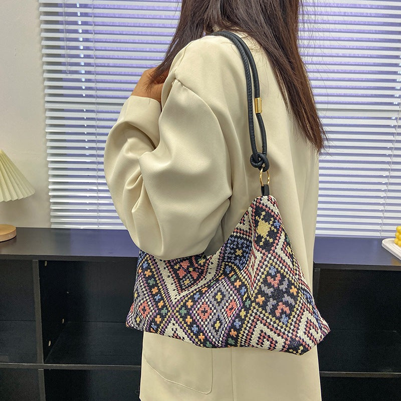 Fun Patterned Crossbody Handbag