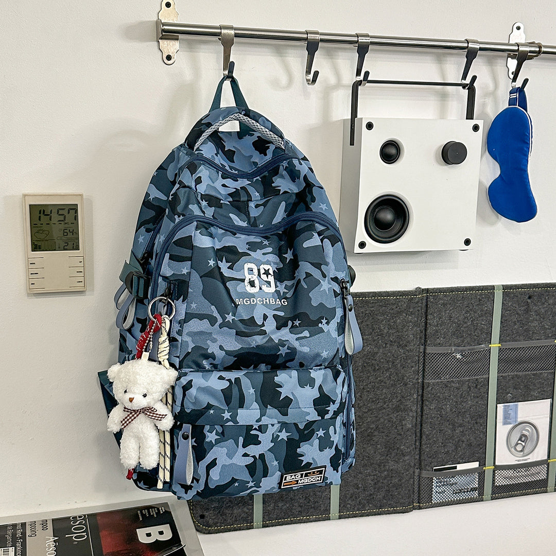 Versatile Camouflage Backpack with Multi-Pocket Design Kalsten