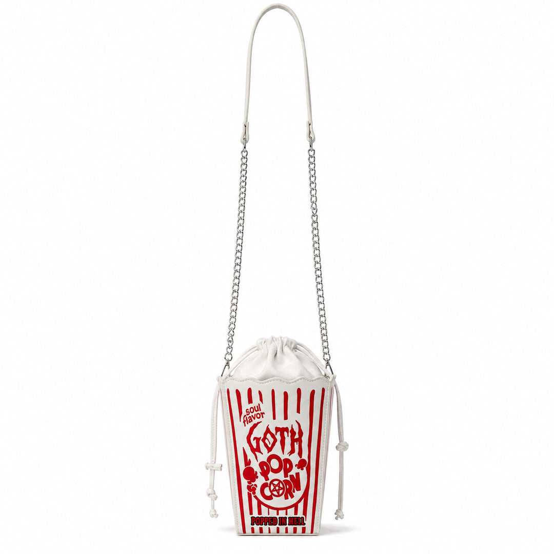 Quirky Printed Snack-Themed Crossbody Bag
