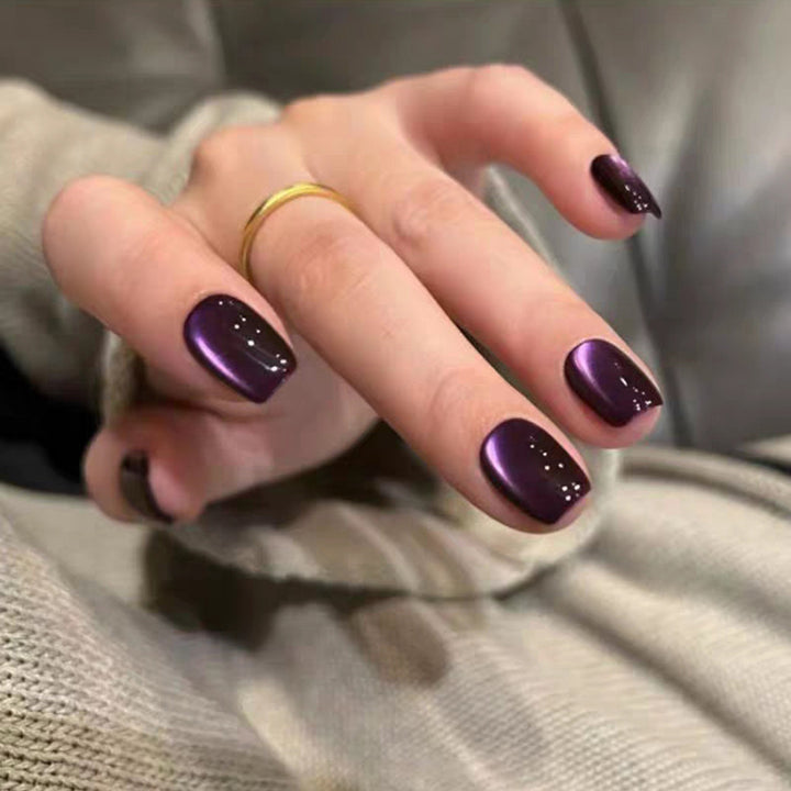 Artistic Heart-Embellished Press-On Nails Kalsten