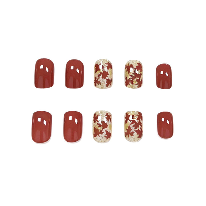 Seasonal Fall-Themed Nail Art Kalsten