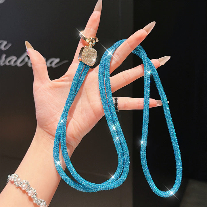Rhinestone-Embellished Eyewear Lanyard Kalsten