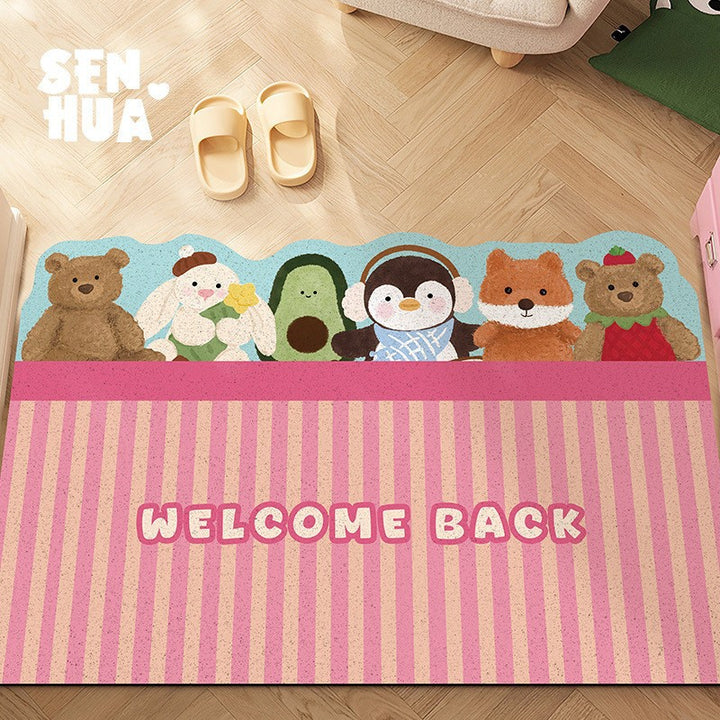Cozy Cartoon Welcome Mat Kalsten