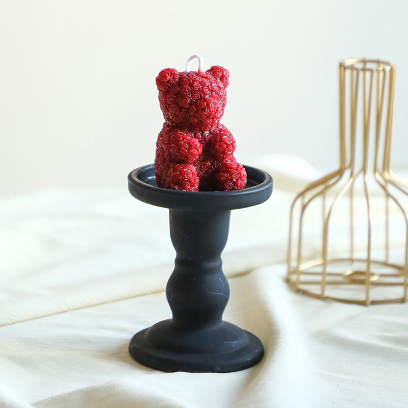 Twisted Spiral Taper Candle Pair Decorative Scented Home Accent