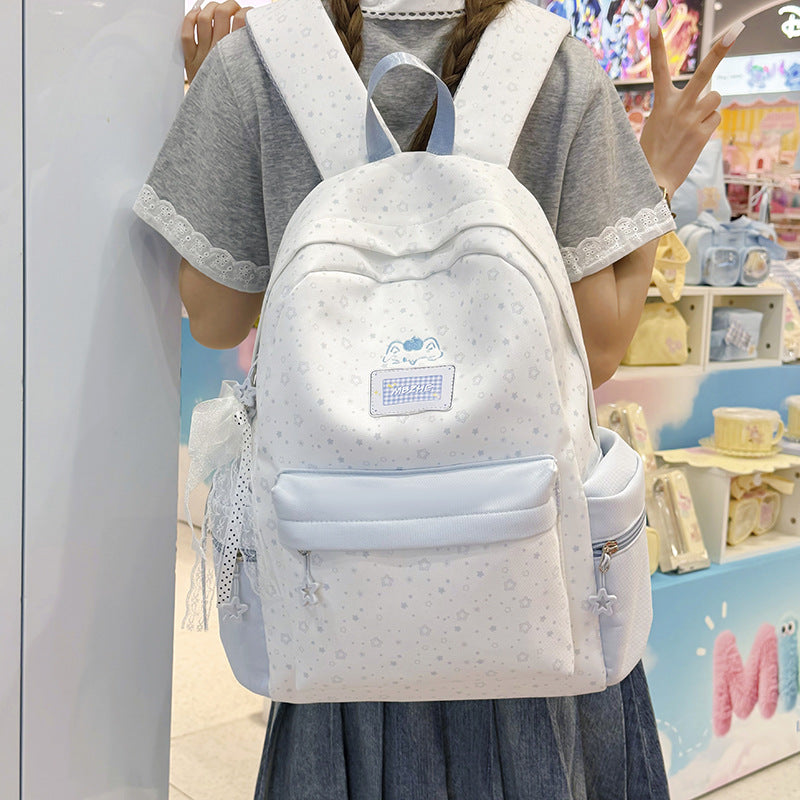 Cute Floral Embellished Backpack Kalsten