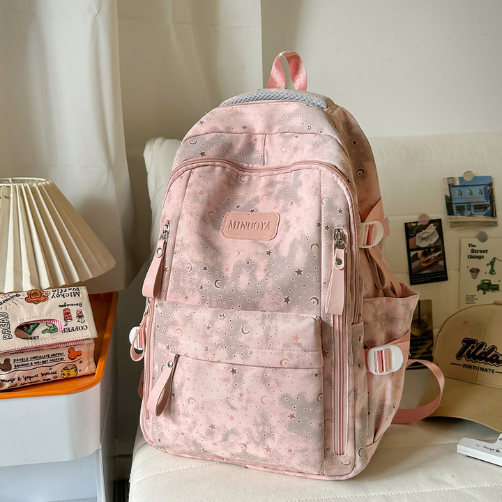 Trendy Stars and Moons Patterned Backpack Kalsten