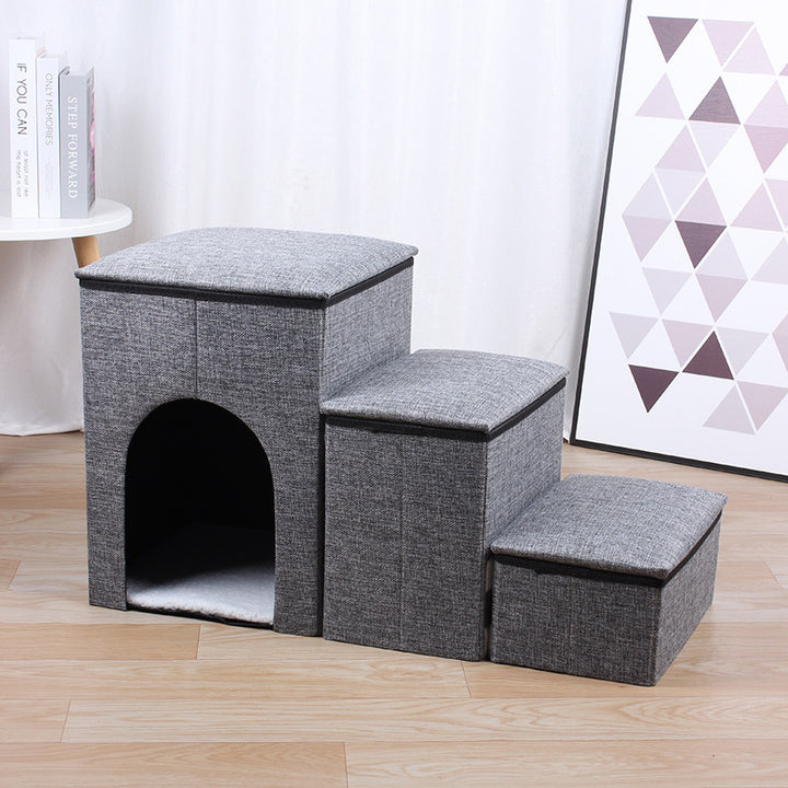 Multi-Level Pet Step Stool with Hideaway Kalsten