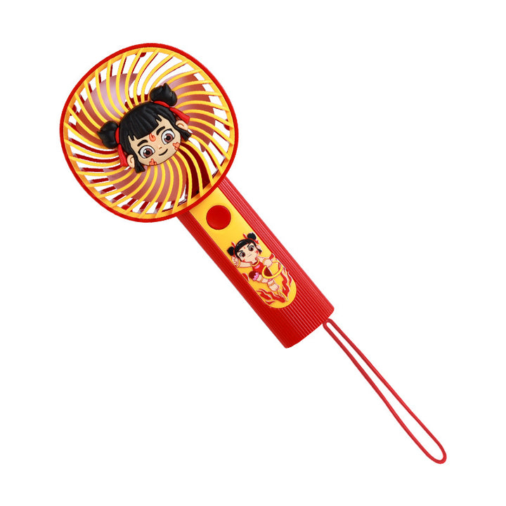 Unisex Portable Hand Fan with Cute Children's Design Kalsten